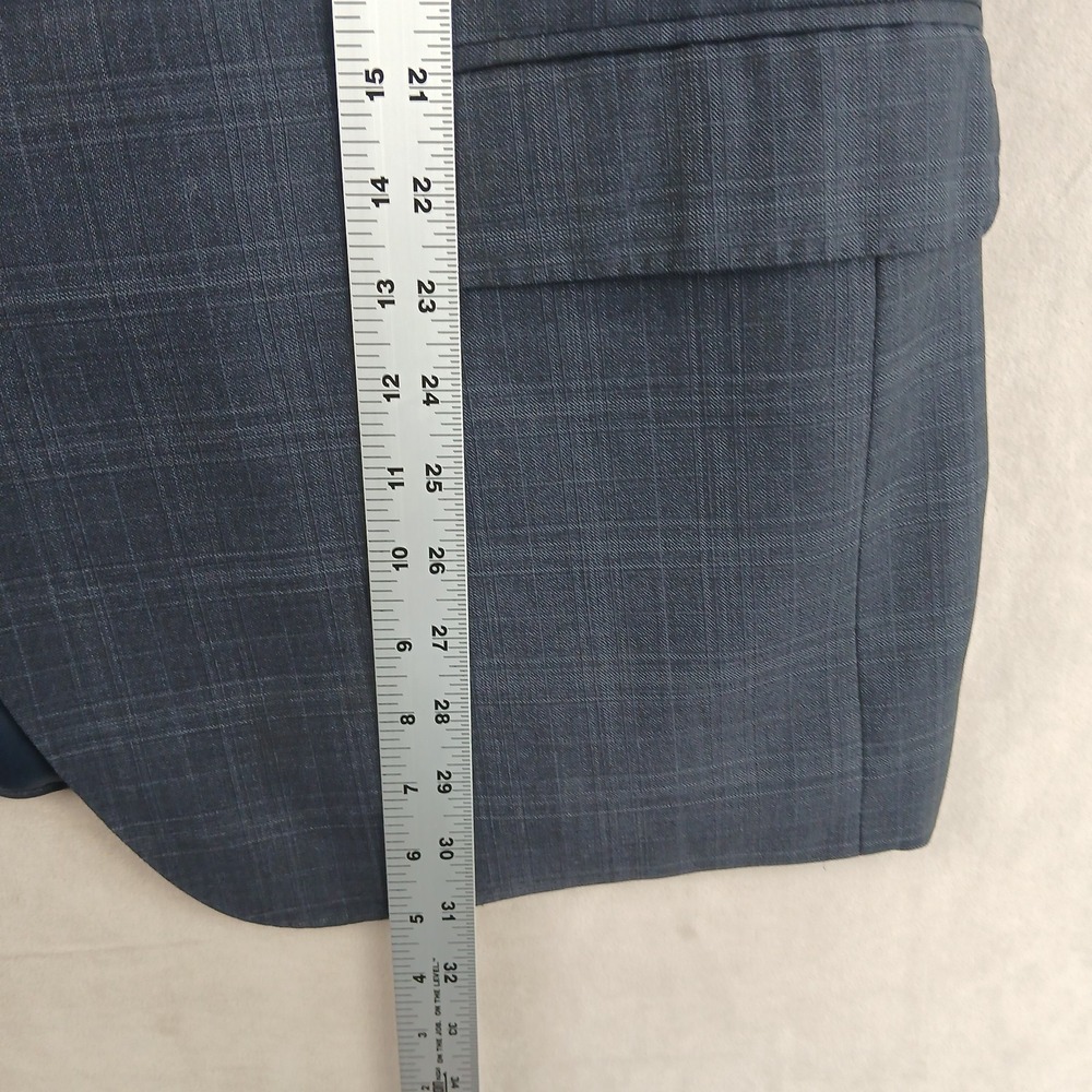 Peter Millar Loro Piana 46R Mens Blazer Sport Coat Plaid Super 130s 23x31 Plaid - Picture 8 of 16